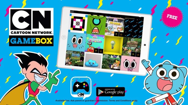 Cartoon Network Game Box For Kids