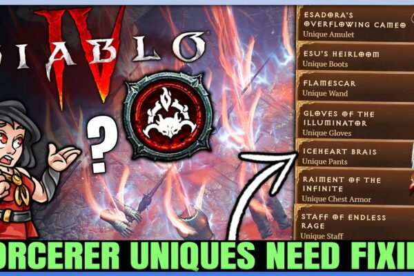 The Best Unique Items for Sorcerers In Diablo 4